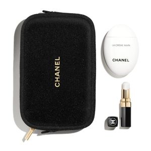 2021 Chanel Gift Set - Pouch, Hand Cream & Lip Balm